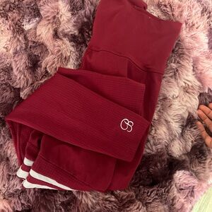 Bombshell Sportswear Red Leggings